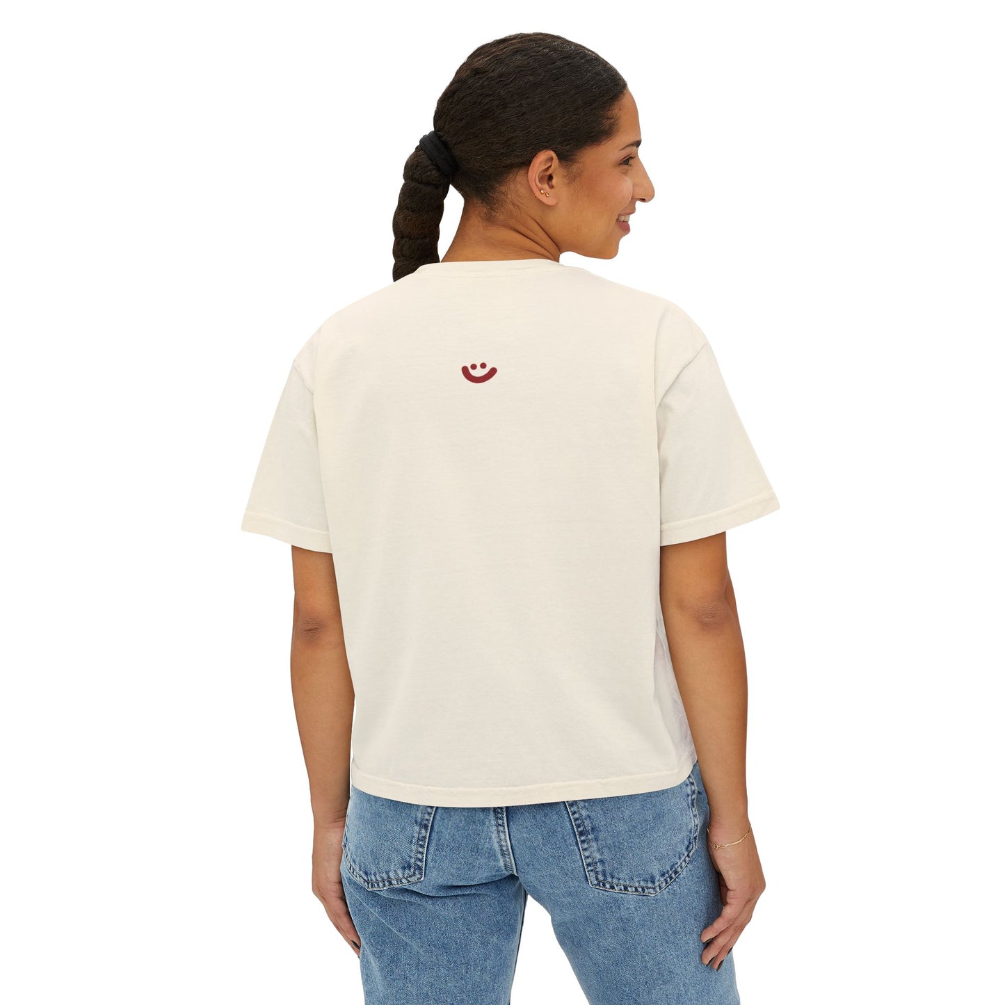 Red Heart "Smile at the Little Things" Boxy Tee