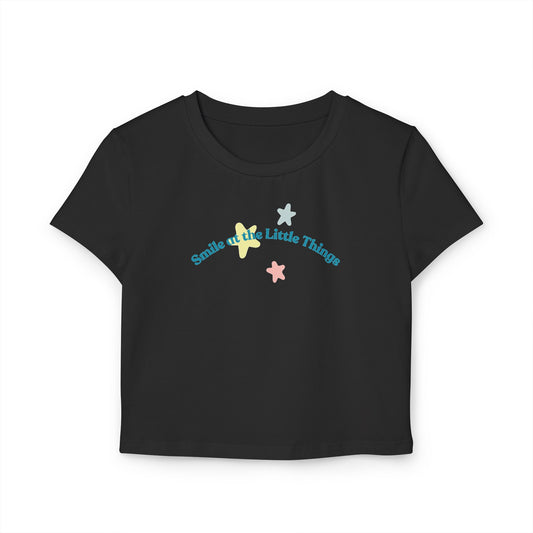 "Smile at the Little Things" Baby Tee