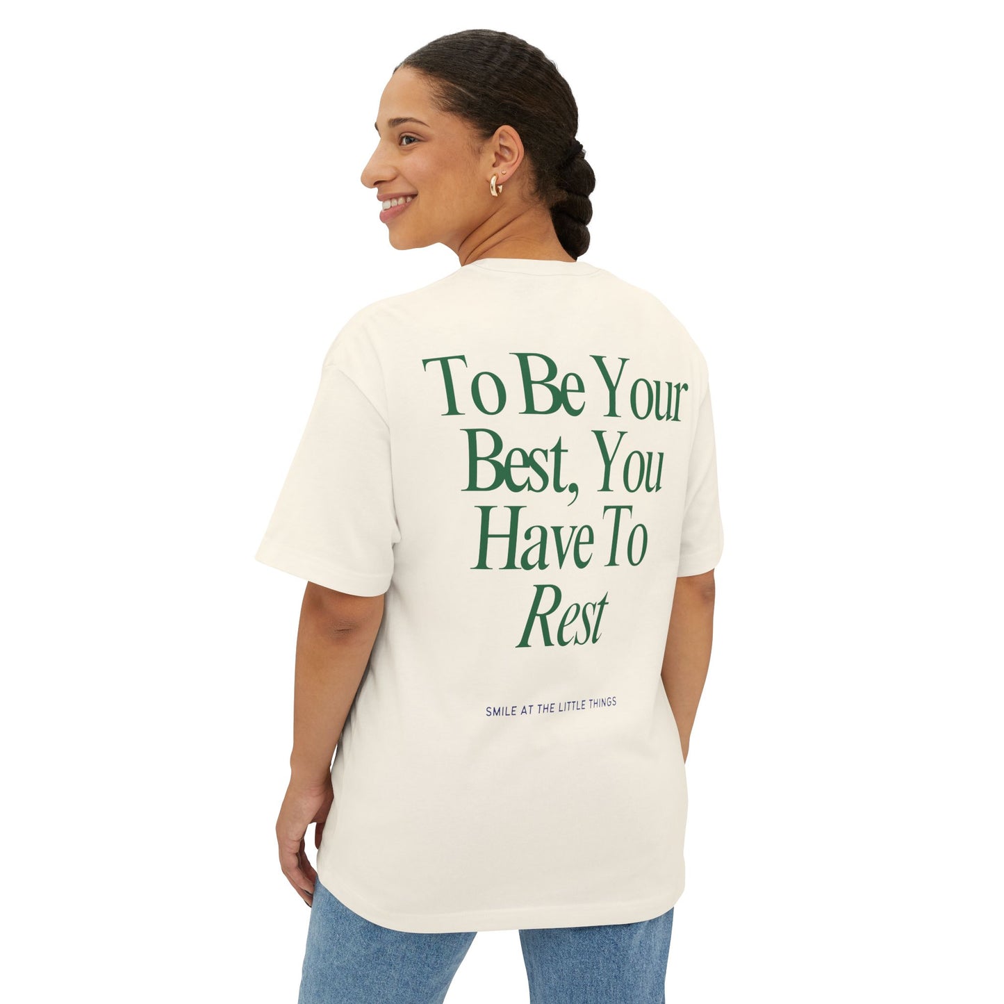 Athletes Deserve Rest Oversized Boxy Tee