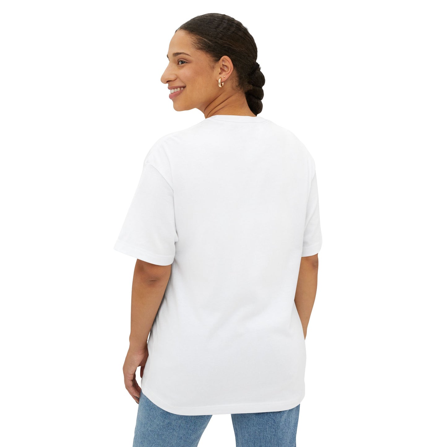 Classic "Smile at the Little Things" Oversized Boxy Tee