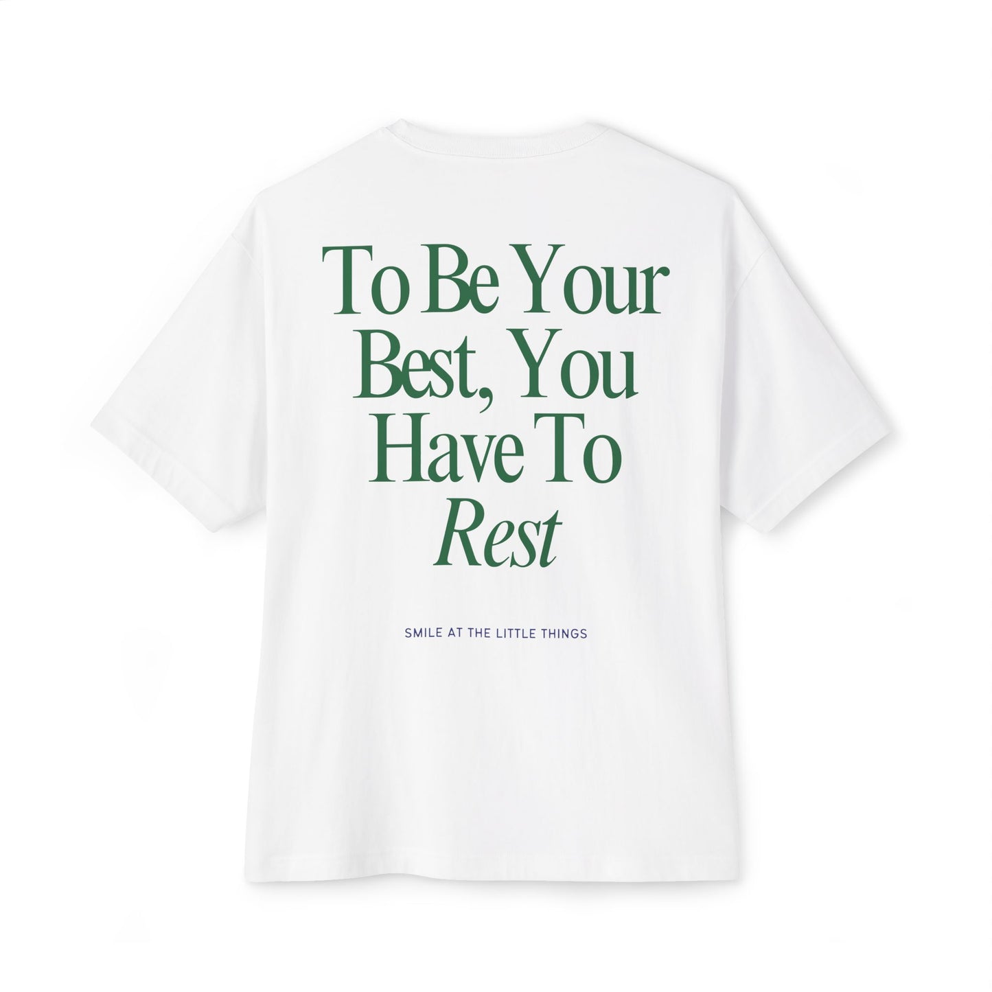 Athletes Deserve Rest Oversized Boxy Tee